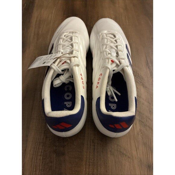 Adidas Copa Pure 2 Elite FG Soccer Cleats Mens Size 11.5 Cloud White Blue IG6402 main image 4